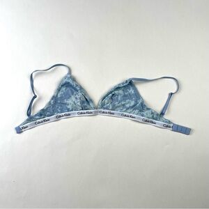 Calvin Klein Light Blue Tie-Dye Bralette